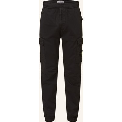 Stone Island Cargohose Extra Slim Fit schwarz