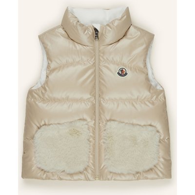 Moncler Enfant Daunenweste Vivi beige