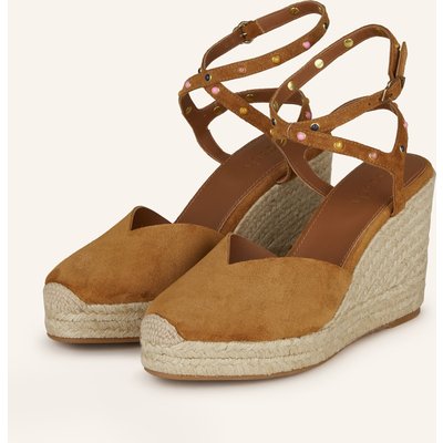Ba&Sh Wedges Cayos Mit Schmucksteinen braun