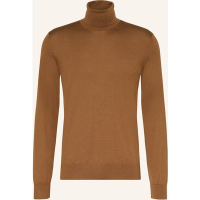 Zegna Cashmere-Pullover Mit Seide braun