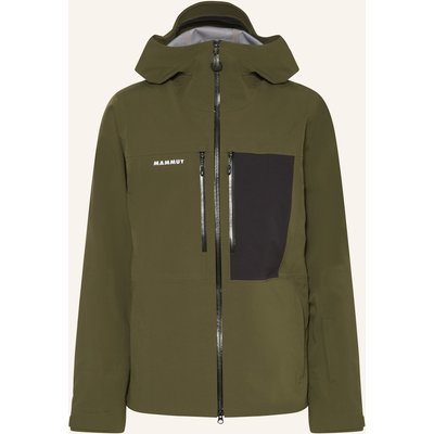 Mammut Hardshell-Skijacke Stoney gruen