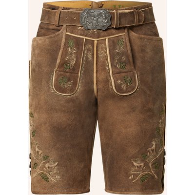 Hirscher Trachten-Lederhose Miesbach braun