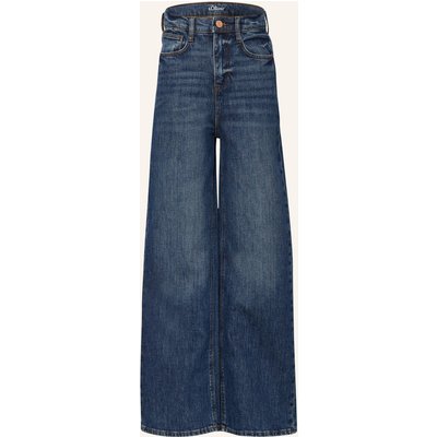 S.Oliver Red Jeans Wide Leg Fit blau