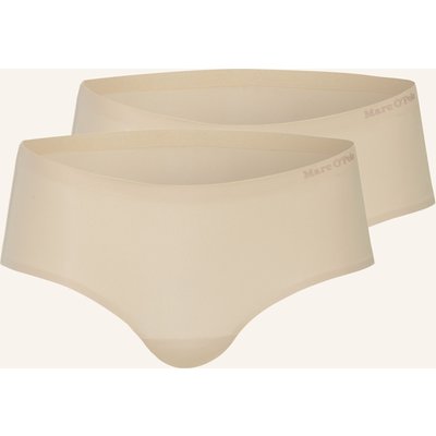 Marc O'polo 2er-Pack Taillenpanties beige
