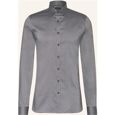 Olymp Hemd No. Six Super Slim Fit silber
