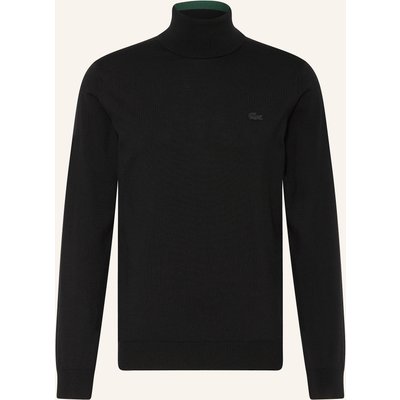Lacoste Rollkragenpullover schwarz