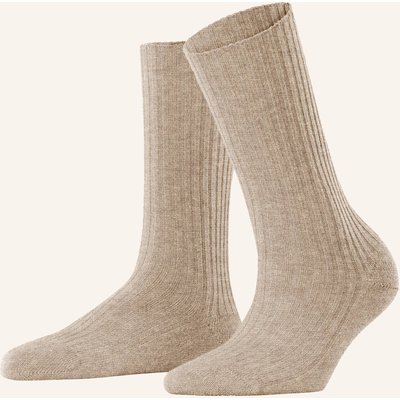 Falke Strümpfe Cosy Wool Boot Mit Merinowolle beige