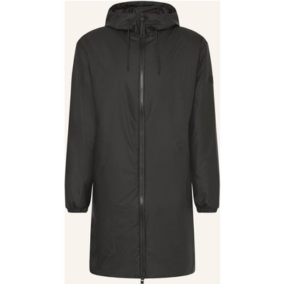 Rains Regenmantel schwarz
