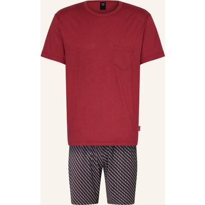 Calida Shorty-Schlafanzug Relax Imprint rot
