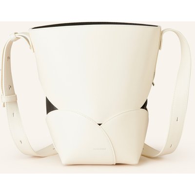 Jil Sander Schultertasche Ellipse Mit Pouch weiss