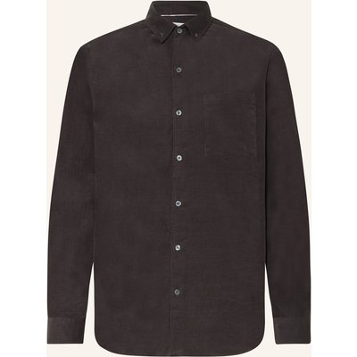 Paul Cordhemd Comfort Fit grau