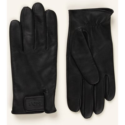 Boss Lederhandschuhe Helkop schwarz