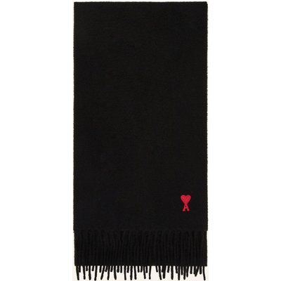 Ami Paris Schal schwarz