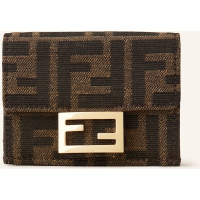 Fendi Geldbörse Ff braun