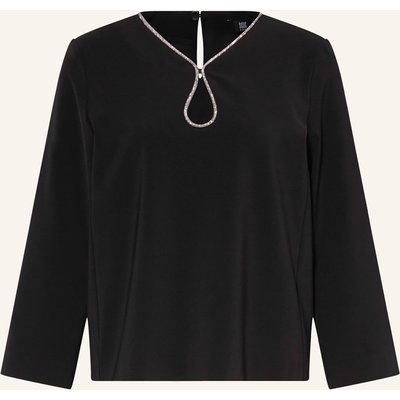 Riani Blusenshirt Mit Schmucksteinen schwarz