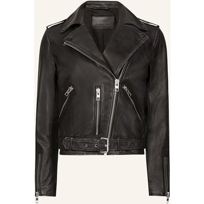 Allsaints Lederjacke Balfern schwarz