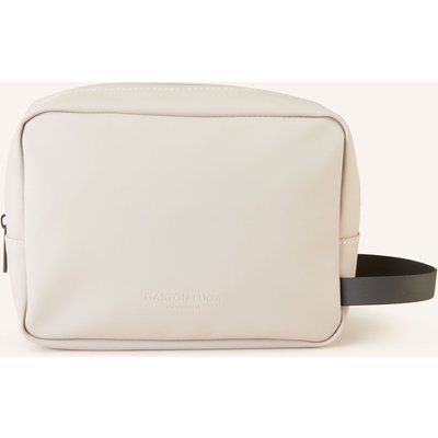 Gaston Luga Kosmetiktasche Spläsh beige