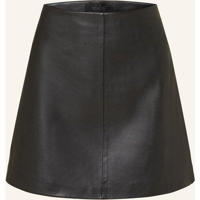 Allsaints Lederrock Renai schwarz