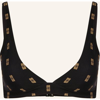Watercult Bralette-Bikini-Top Microcraft schwarz
