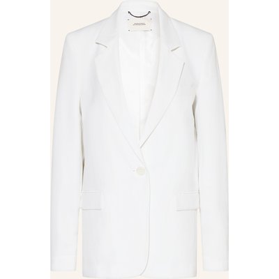 Dorothee Schumacher Blazer Summer Cruise Mit Leinen weiss