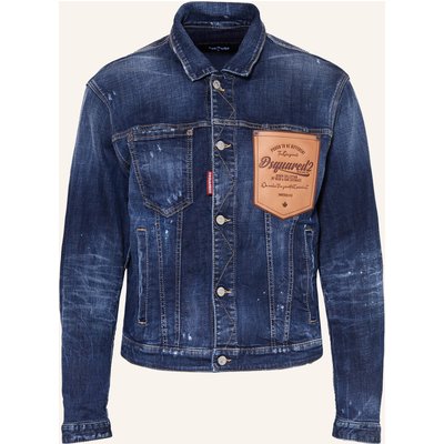 dsquared2 Jeansjacke Over Jean blau
