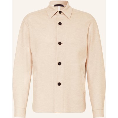 Harris Wharf London Piqué-Overshirt beige
