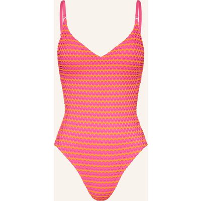 Seafolly Badeanzug Mesh Effect pink