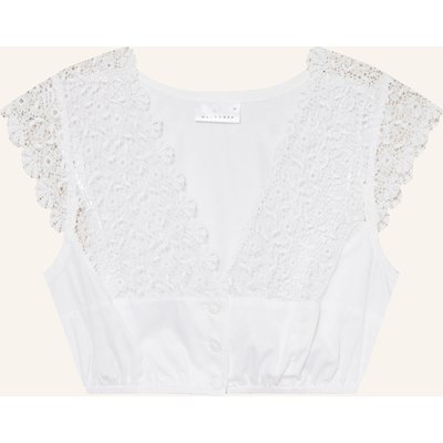 Waldorff Dirndlbluse weiss