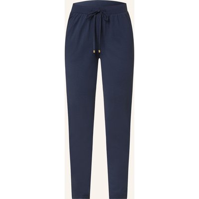 Hanro Lounge-Hose Sleep & Lounge blau