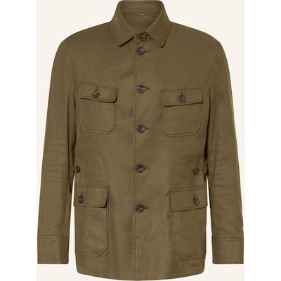 Habsburg Jacke Feistritz Mit Leinen gruen
