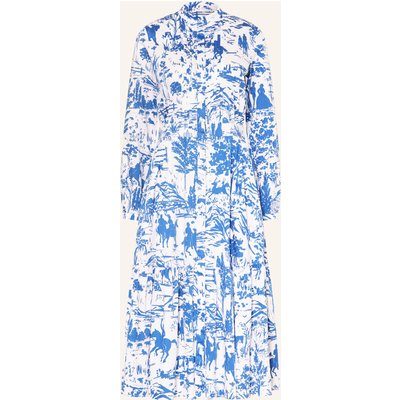 Habsburg Hemdblusenkleid Mayerling blau