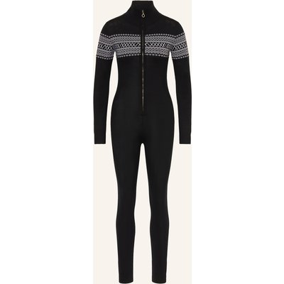 We Norwegians Strick-Jumpsuit Signature Aus Merinowolle schwarz
