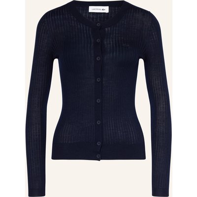 Lacoste Strickjacke blau