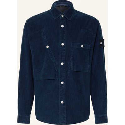 Stone Island Cord-Overjacket Denim Project blau