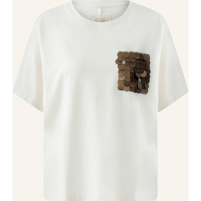 Oui T-Shirt weiss