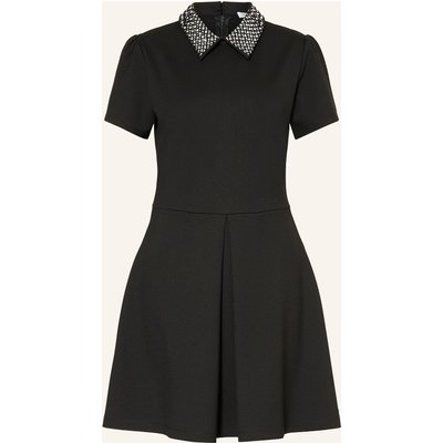 Mrs & Hugs Jerseykleid Mit Schmucksteinen schwarz