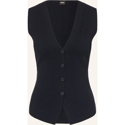 Boss Strickweste Fylvie blau