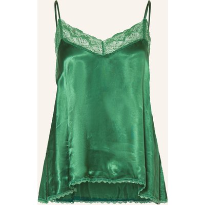 Riani Satintop Mit Spitze gruen