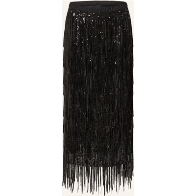 Marc Cain Rock Mit Partien schwarz