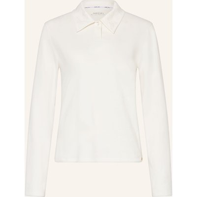 Marc Cain Jersey-Poloshirt weiss