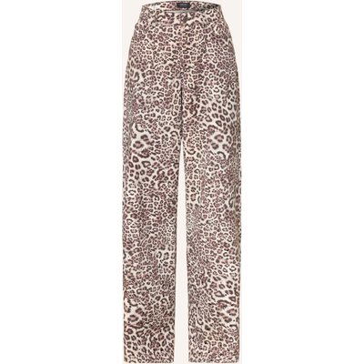 Marc Cain Wide Leg Jeans Warri Mit Schmucksteinen rot