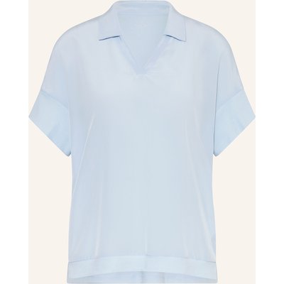 Marc Cain Blusenshirt Im Materialmix blau