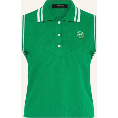 Marc Cain Strick-Poloshirt gruen