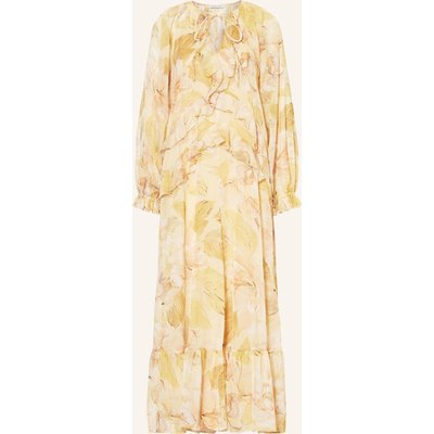 Mrs & Hugs Kleid Mit Volants gelb
