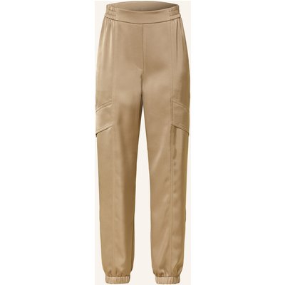 Marc Cain Satinhose Rhodos Im Jogging-Stil beige