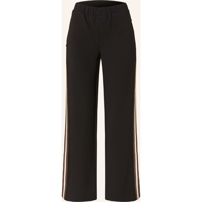 Monari Hose Mit Galonstreifen schwarz