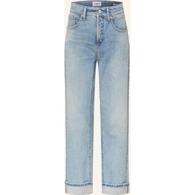 Cambio Straight Jeans Gaia blau