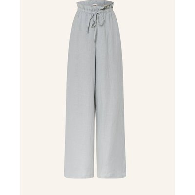 Drykorn Marlenehose Dwindle Aus Leinen blau