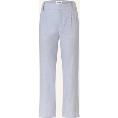 Drykorn Marlenehose Dispatch Mit Leinen blau