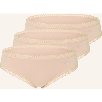 Sloggi 3er-Pack Panties Go Crush braun